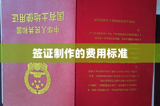 富裕签证制作的费用标准