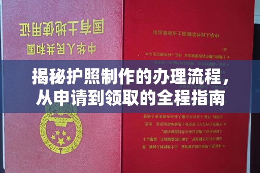 富裕揭秘护照制作的办理流程，从申请到领取的全程指南