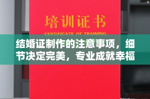 富裕结婚证制作的注意事项，细节决定完美，专业成就幸福