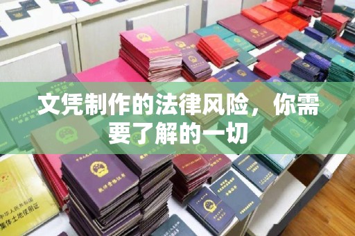 富裕文凭制作的法律风险，你需要了解的一切